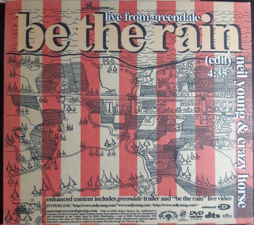 Neil Young & Crazy Horse - Live From Greendale: Be The Rain. CD. Near Mint Used. - Picture 2 of 2