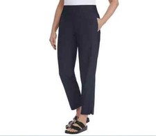 Kirkland Signature Women's 4 Way Stretch Ankle Pant, Navy, XS