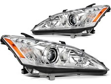 Pair Hidxenonheadlight For 2010-2012 Lexus Es350 3.5l Leftright Chrome