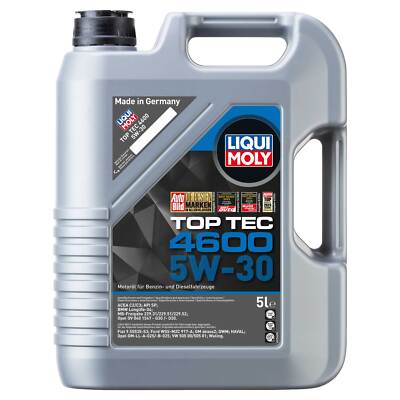 5W30 Motoröl Top Tec 4600 LIQUI MOLY 5 Liter für Honda Hyundai Infiniti Isuzu