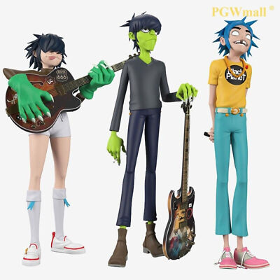 2D Gorillaz Band Model Rock Band Member Murdoc Russel Noodle Action Figures TOYS