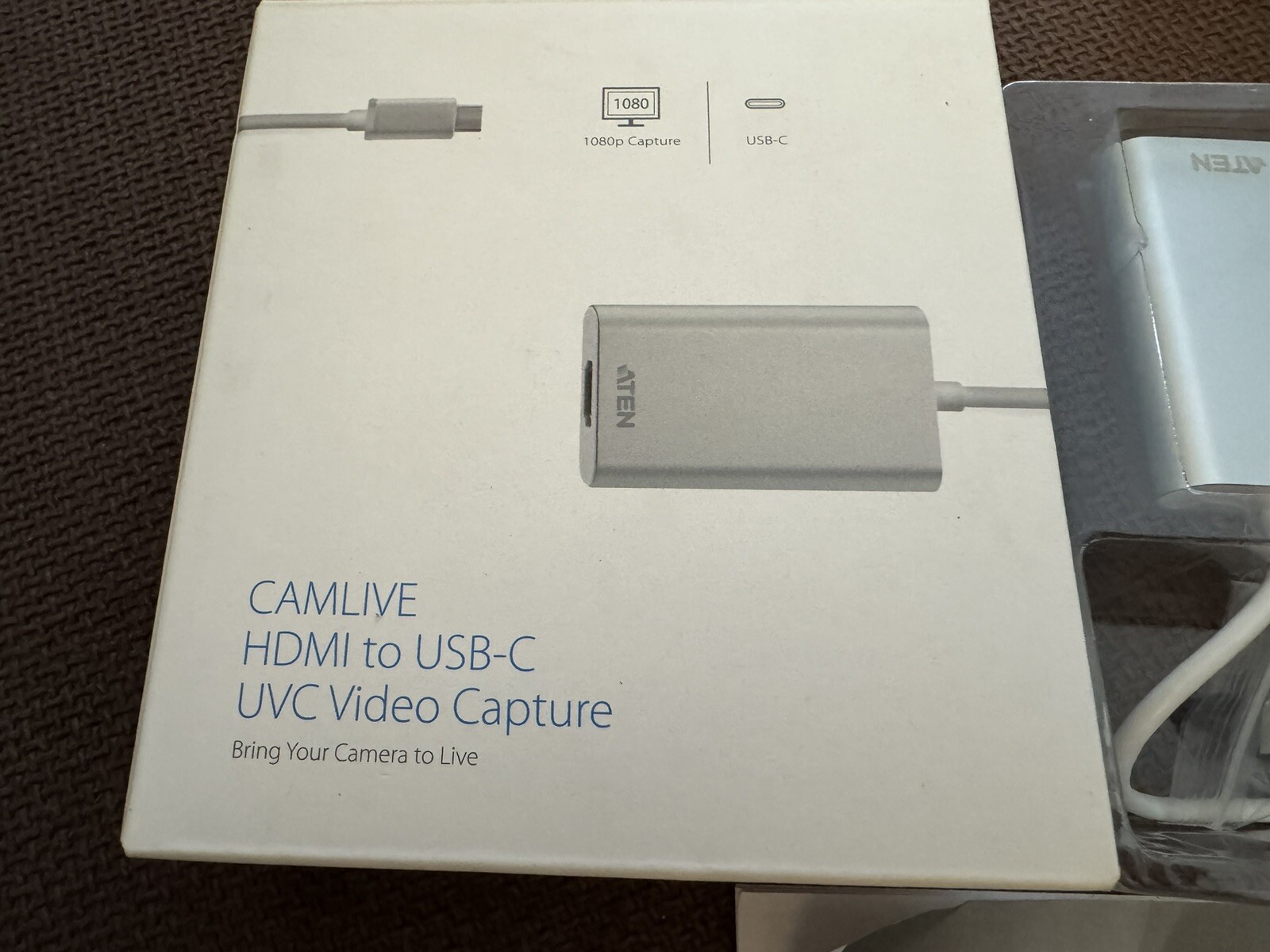 ATEN CAMLIVE HDMI to USB-C UVC Video Capture adapter  UC3020 HDMI (F) TO USB-C M