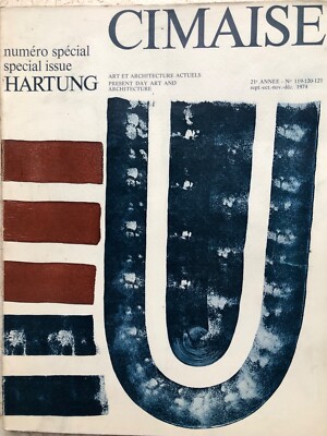 Cimaise. Hartung Sonderausgabe. Nr.119-120-121 Sept. bis dez. 1974 