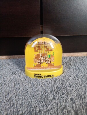 Nintendo Super Mario Maker Snow Globe 30th Anniversary GameStop Exclusive Switch
