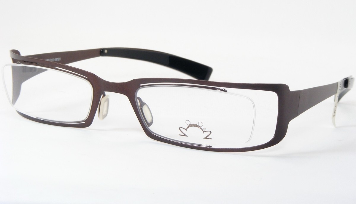 Eye'DC V485 010 Brown UNIQUE RARE EYEGLASSES GLASSES EyeDC 49-20