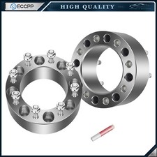 2 Pcs 3 8x6.5 Wheel Spacers 14x1.5 For Chevy Silverado Gmc Sierra 2500 3500 Hd