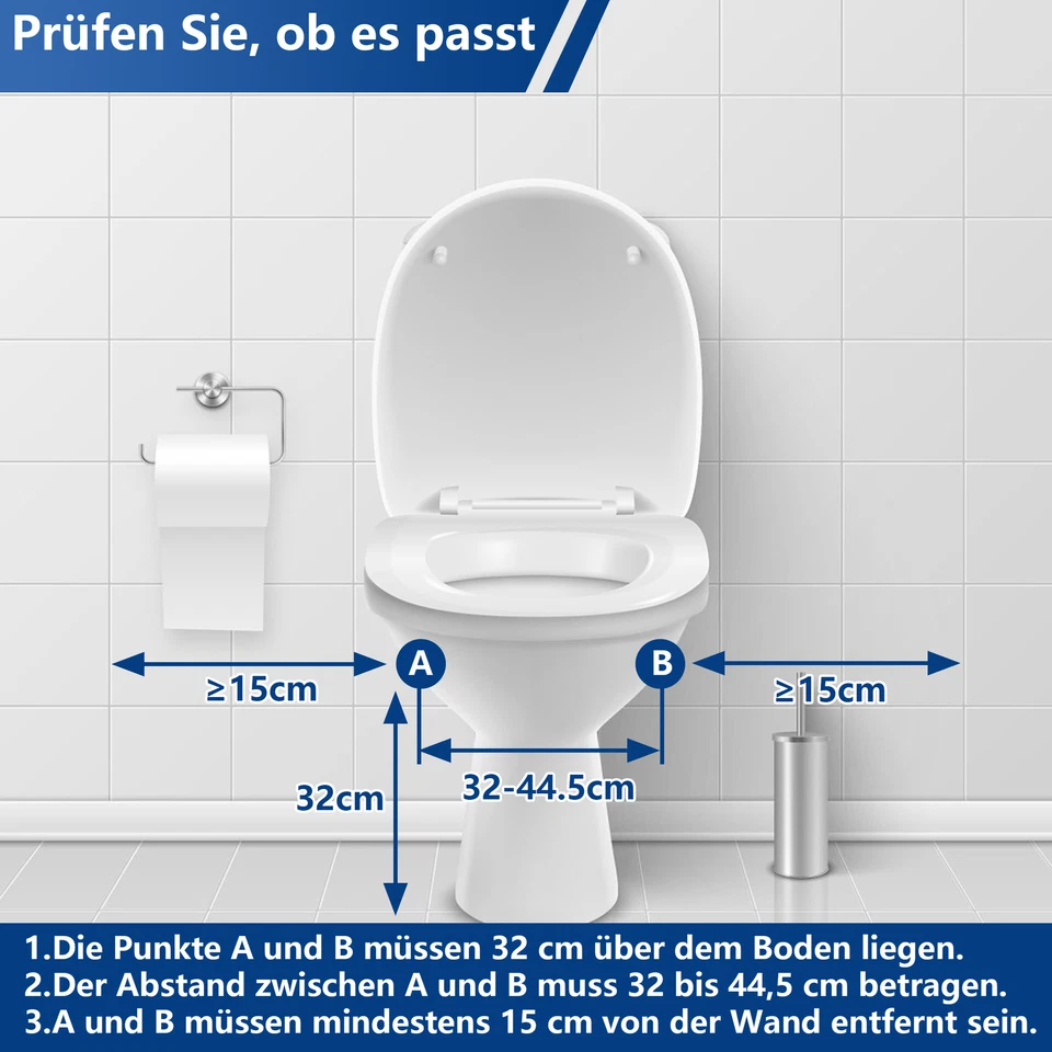 WC Aufstehhilfe Toilettengestell Bad Stützhilfe Stützgriff Gehhilfe Höhe 70-82CM - Bild 3 von 4