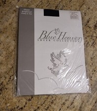 Blue Heaven Pantyhose Navy One Size 100-160 lbs Reinforced Panty and Toe 123