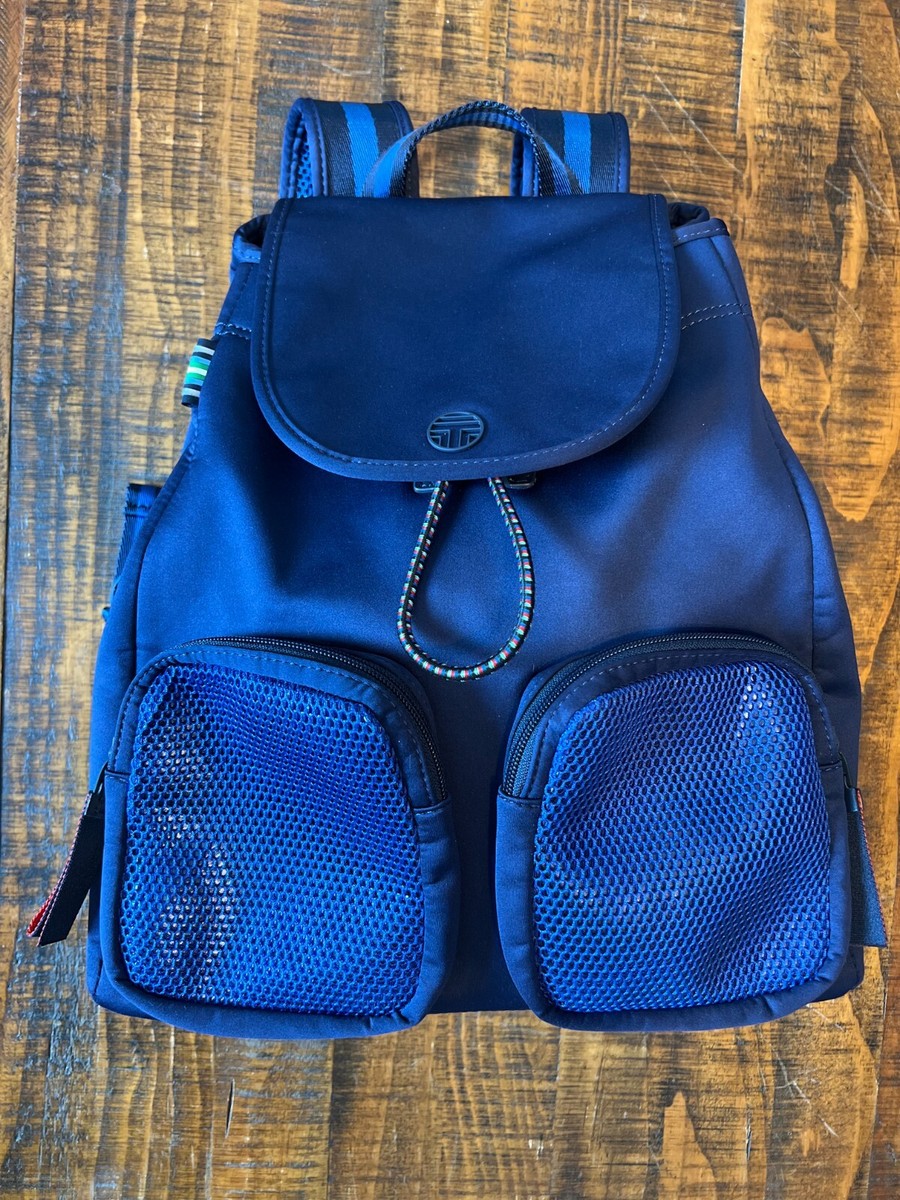 Tory Burch Tory Sport Neoprene Mesh Backpack in Sport Navy  display picture 1