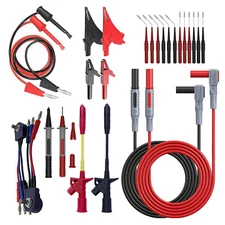 26x Multimeter Test Lead Set Potentiometers Alligator Clip Test Plug Probe Pen
