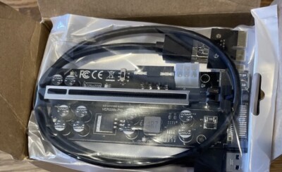 V009s Pro PCIe Riser, GPU Riser Card for Crypto Mining 16X to 1X 6 Pack