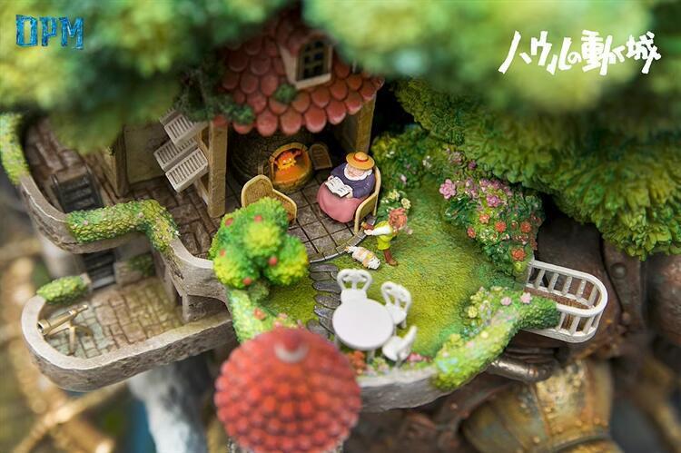 Howl's Moving Castle Resin OPM Studio Statue Flying version Howl's Moving Castle Resin OPM Studio Statue Flying version