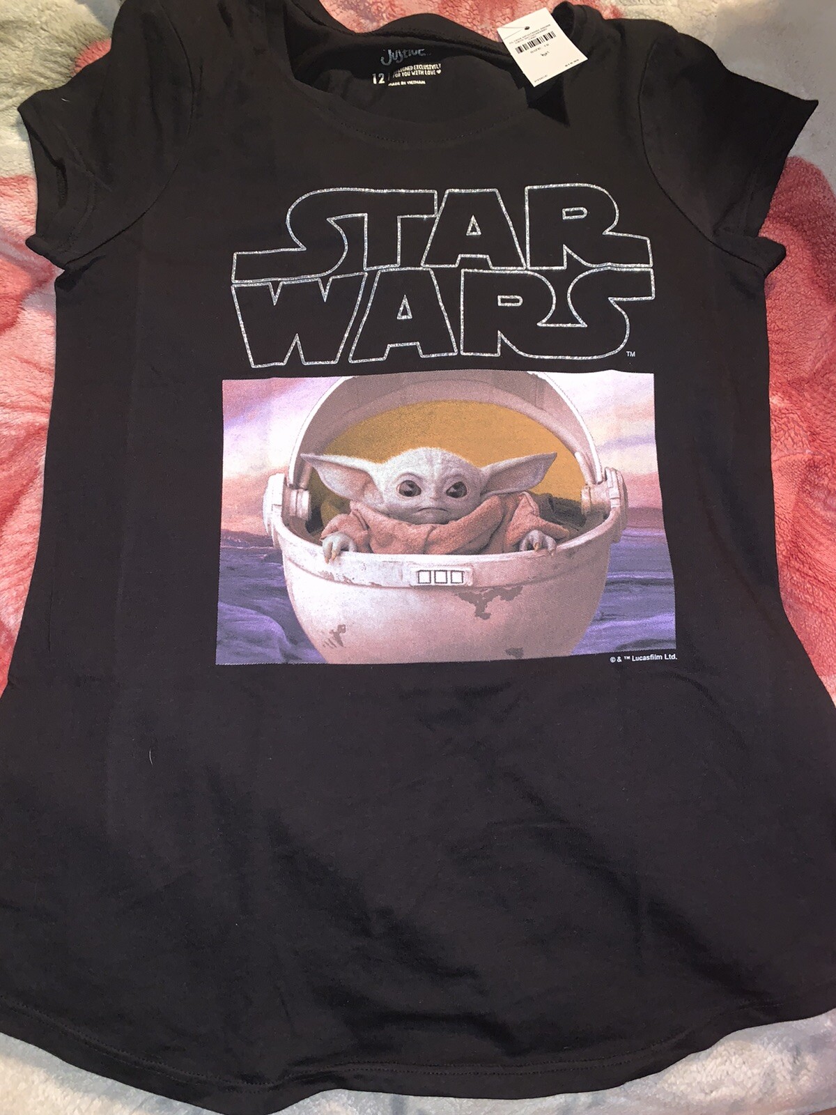 ALTRA T shirt grafica Star Wars Baby Yoda bambina taglia 8 ho altre taglie disponibili.