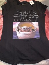Star Wars Baby Yoda Graphic Tee Young Girls Size 8 I Have Other Sizes Available.