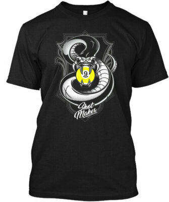 Shot Maker 9 Ball Front And Back - T-Shirt