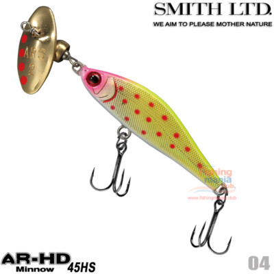 Leurre Smith AR HD Minnow 62mm 4,8g - Coule, Pour Truite P Che En Eau Douce 482616