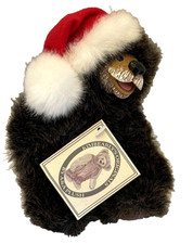 Plush Christmas Santa Bear Kimbearly's Originals Mini Hat 6 In Tag 19049 Holiday