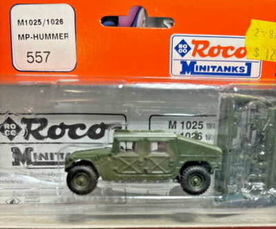 Roco  Minitanks  557 M-1025/1026 armaments  Humvee   LIMA35 original     1/87 HO