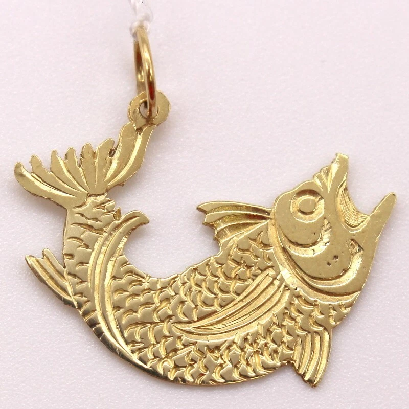 Fish locket deals in gold