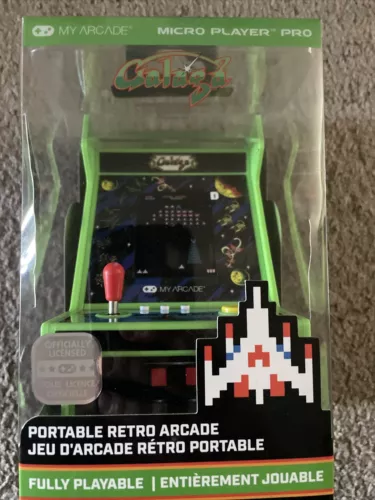 MY ARCADE: GALAGA/GALAXIAN MICRO PLAYER Retro Arcade Mini Classic Sealed New
