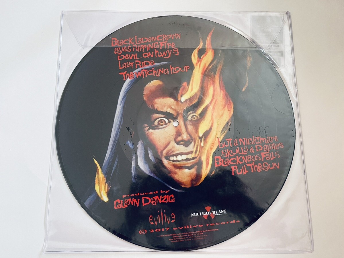 DANZIG - Black Laden Crown Picture Disc-Vinyl-LP-1000 Misfits
