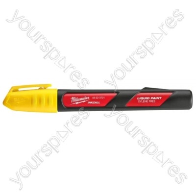 Milwaukee INKZALL Flüssiglackmarker - Gelb - 1 Stück