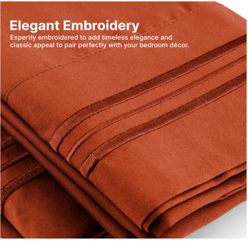 Queen Size 4 Piece Sheet Set - Comfy Breathable & Cooling Sheets - Hotel Luxury - Picture 178 of 308