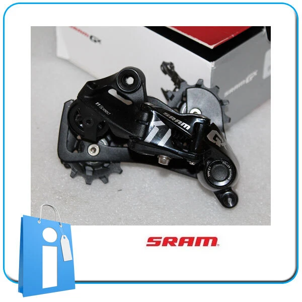 Sram dérailleur arrière xo type2.1 10-v.ch.courte 00.7518.057.005, noir