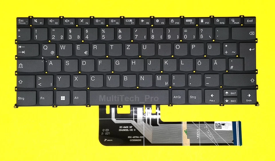 MARKENLOS DE Tastatur Lenovo IdeaPad Flex 5-14 5-14ALC05 (82HU) 5-14ARE05 5-14IIL05 Series