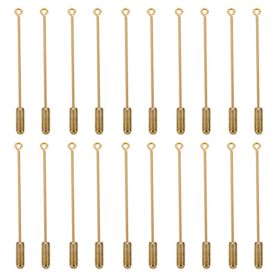 20Pcs Sweater Shawl Clip Scarf Stick Pin Diy Jewelry Findings Brooch Stick Pin