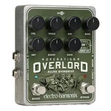 Electro-Harmonix Operation Overlord Stereo Overdrive Effects Pedal