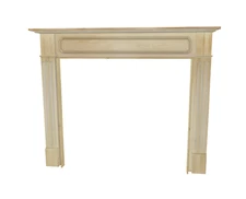 Pearl Mantels 110-56 Unfinished Williamsburg Fireplace Mantel 56" Mantel Shelf