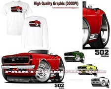 Chevrolet Chevy Camaro 1968 Ss 502 Engine Digirods Koolart Cartoon Car T Shirt Chevrolet Chevy Camaro 1968 Ss 502 Engine Digirods Koolart Cartoon Car T Shirt