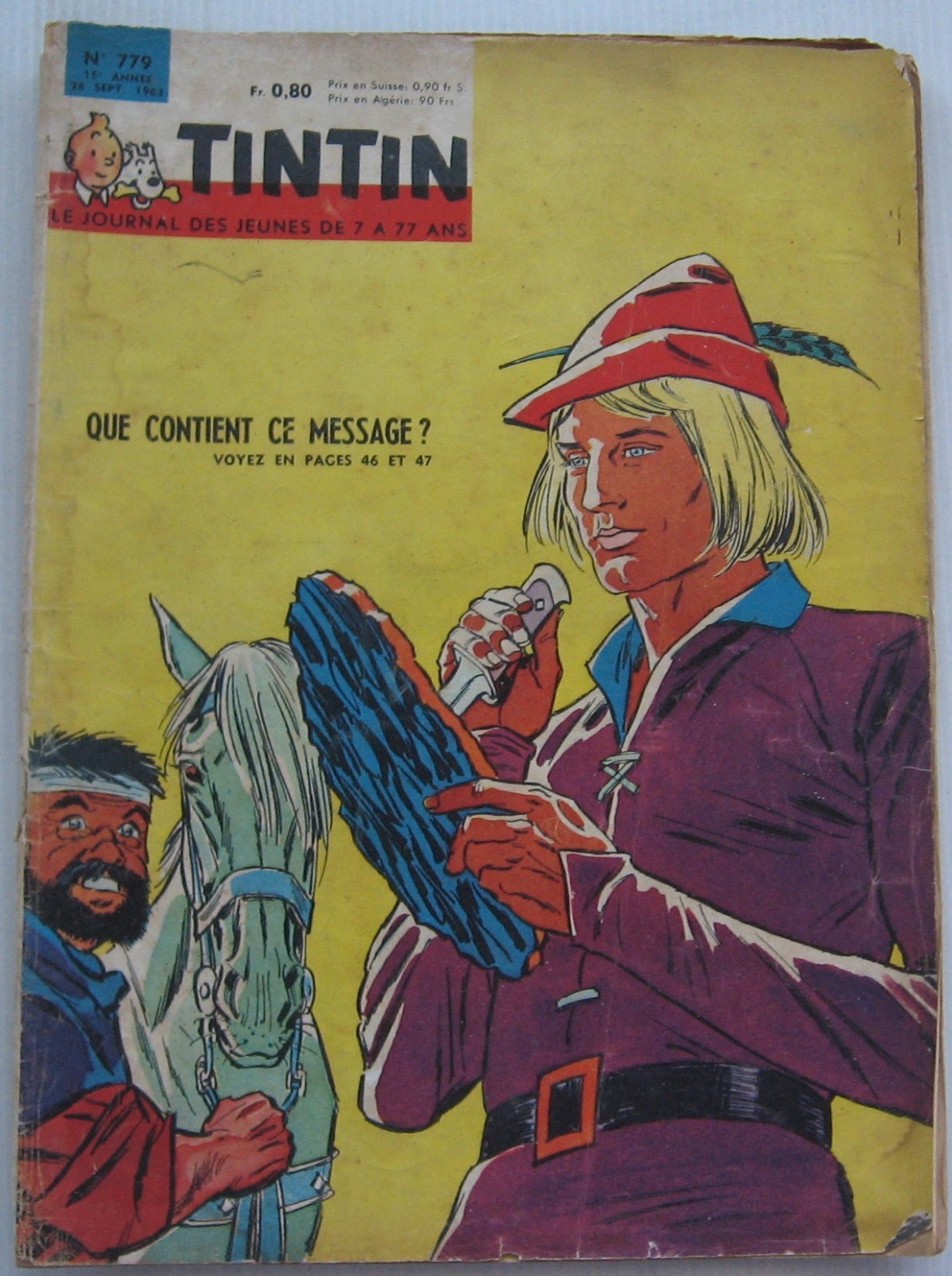 Tintin Journal No. 779 Dan Cooper 1963 Good Condition
