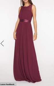 purple burgundy dress