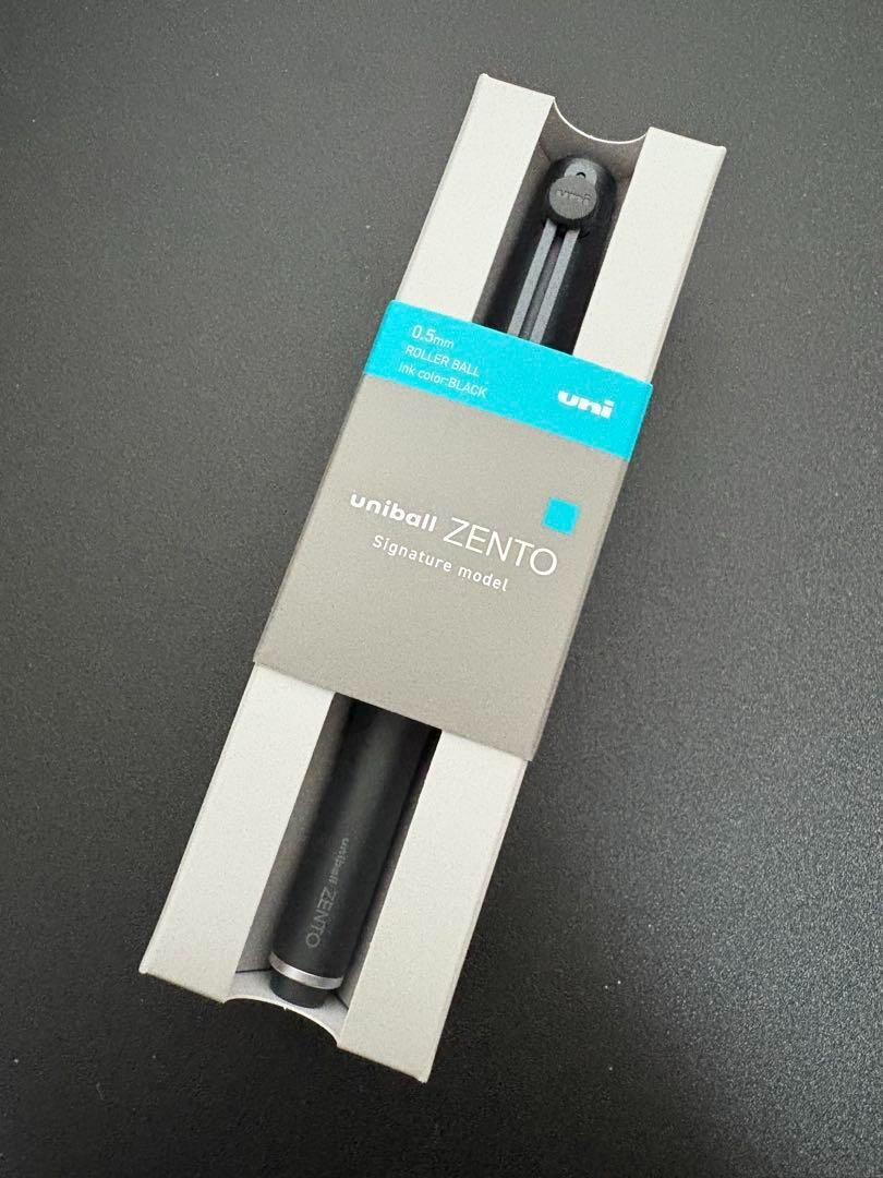 MITSUBISHI PENCIL uniball ZENTO modèle signature noir métallisé 0