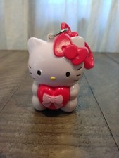 Hello Kitty Sitting by Sanrio 2.5  Backpack Clip Key Chain Charm