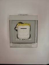 Heyday Airpod Case Cover White Grey Marble w/RoseGold Clasp
