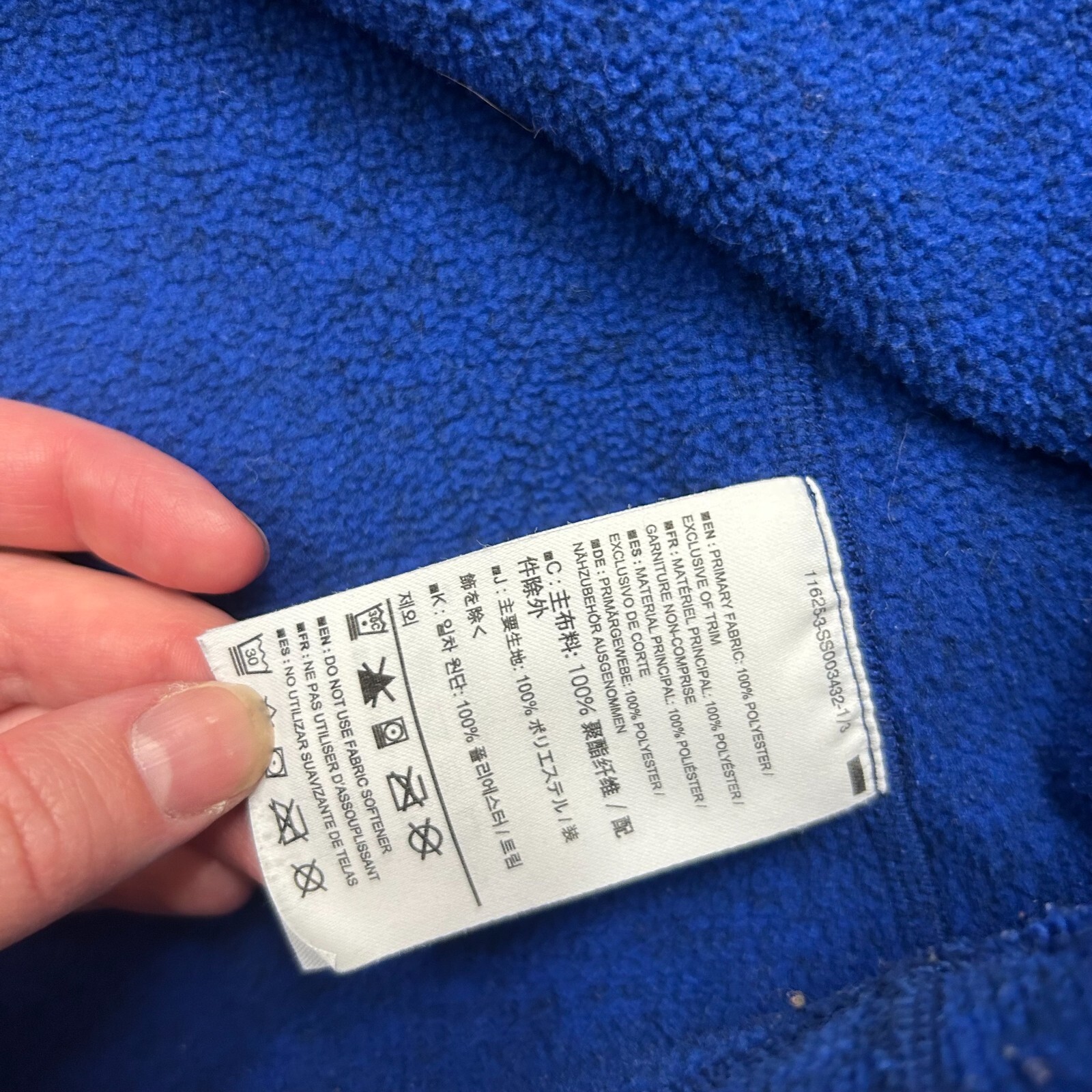 Arc'teryx Maglione Pullover Donna XS Collo Cappuccio Pile Blu Gorpcore