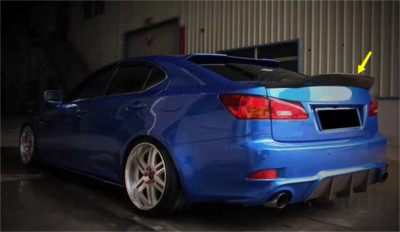 Rear R Style Spoiler Wing Gloss Black Fit 2006-2013 Lexus IS 250/350/F Sedan ABS