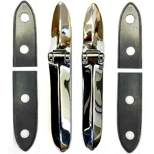 Trunk Hinges w/Mounting Pads for 1937 1938 1939 Plymputh Dodge DeSoto Chrysler