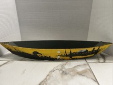 Gift Basket Local Louisiana Artist Rodney Lewis Hand Painted Wood