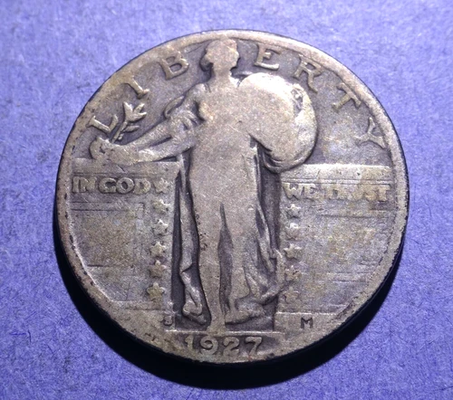 1927-S Standing Liberty Quarter  Good-