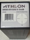 ATHLON ARGOS BTR GEN2 6-24X50 RIFLESCOPE APLR2 FFP IR MOA MODEL # 214062*N/R**** — photo 3
