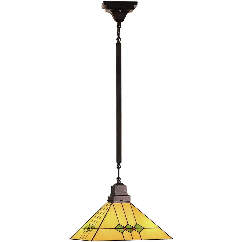 Colgante Martini Mission 13" Cuadrado RUBÍ; CORAL; GIRASOL; ÁMBAR; VERDE; CHOCOLATE; BE Foto 2 de 2