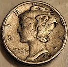 1943 10C Silver Mercury Dime! Nice Details And Condition!