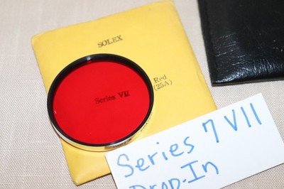 New Vtg SOLEX Series 7 VII Red 25A FILTER Japan Drop-In Ser 7 RED 25A Filter