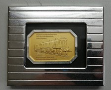 Plakette Schnellfahrlok Cab-Forward Kuhn/Wittfeld 1902-03, Metall?, gebr.