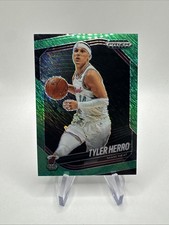 2024-25 Panini Prizm Black Green Shimmer FOTL #88 Tyler Herro #1/7 Miami Heat