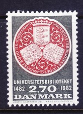 Denmark 731 MNH 1982 University Library - 500th Anniversary Issue VF